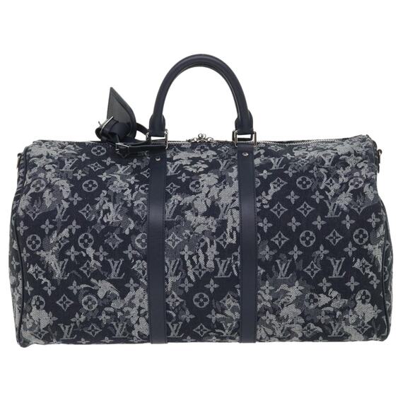 LOUIS VUITTON Monogram Tapestry Keepall Bandouliere 50 Boston M57285 - Picture 13 of 16